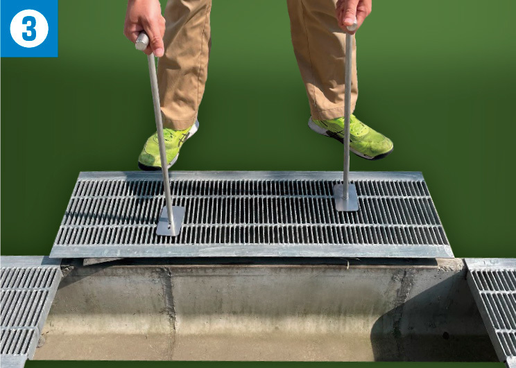 グレーチングイージーリフターの使用方法3